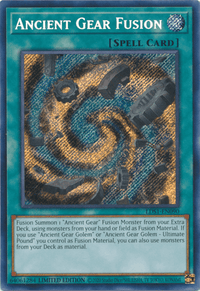 Ancient Gear Fusion [LDS1-EN090] Secret Rare - POKÉ JEUX
