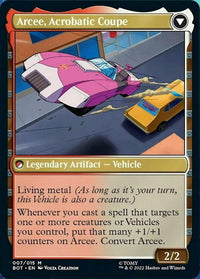 Arcee, Sharpshooter // Arcee, Acrobatic Coupe [Transformers] - POKÉ JEUX