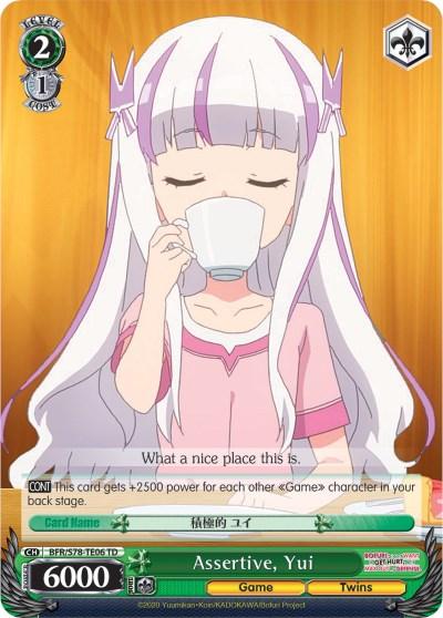 Assertive, Yui (BFR/S78-TE06 TD) [BOFURI: I Don't Want to Get Hurt, so I'll Max Out My Defense] - POKÉ JEUX