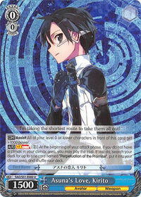 Asuna's Love, Kirito (SAO/S51-E080 U) [Sword Art Online The Movie: -Ordinal Scale-] - POKÉ JEUX