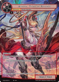Athena, Titan of Revenge (Full Art) (PofA-020) [Alice Origin IV: Prologue of Attoractia] - POKÉ JEUX