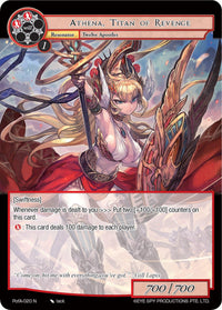 Athena, Titan of Revenge (PofA-020) [Alice Origin IV: Prologue of Attoractia] - POKÉ JEUX