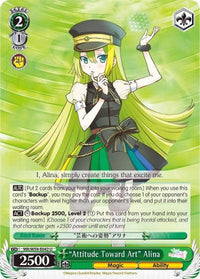 "Attitude Toward Art" Alina (MR/W59-E042 U) [Magia Record: Puella Magi Madoka Magica [Side Story] (Mobile)] - POKÉ JEUX