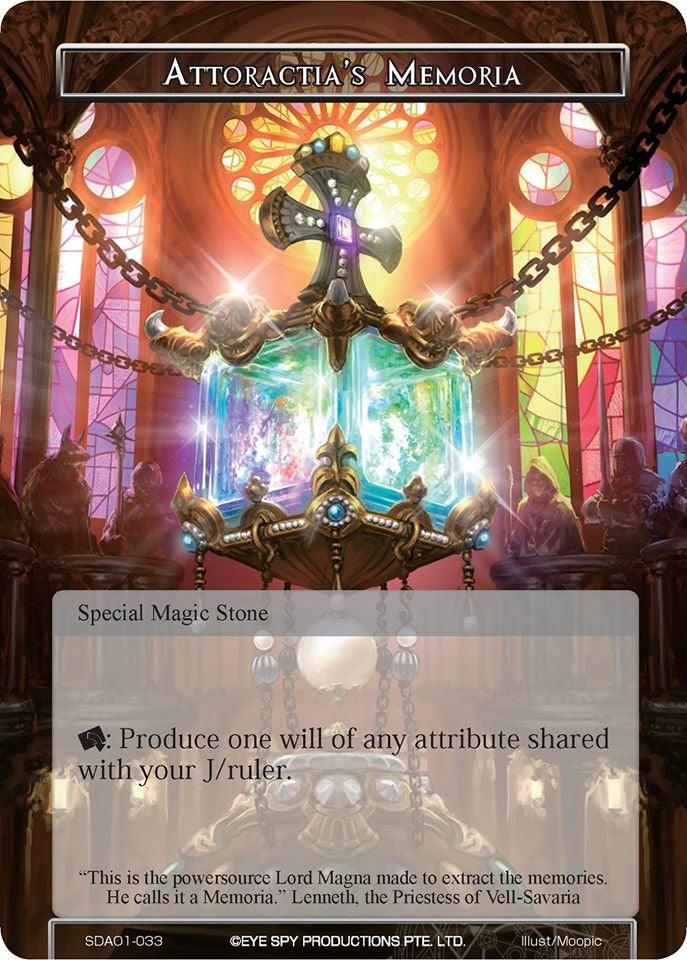 Attoractia's Memoria (SDAO1-033) [Alice Origin Starter Deck] - POKÉ JEUX