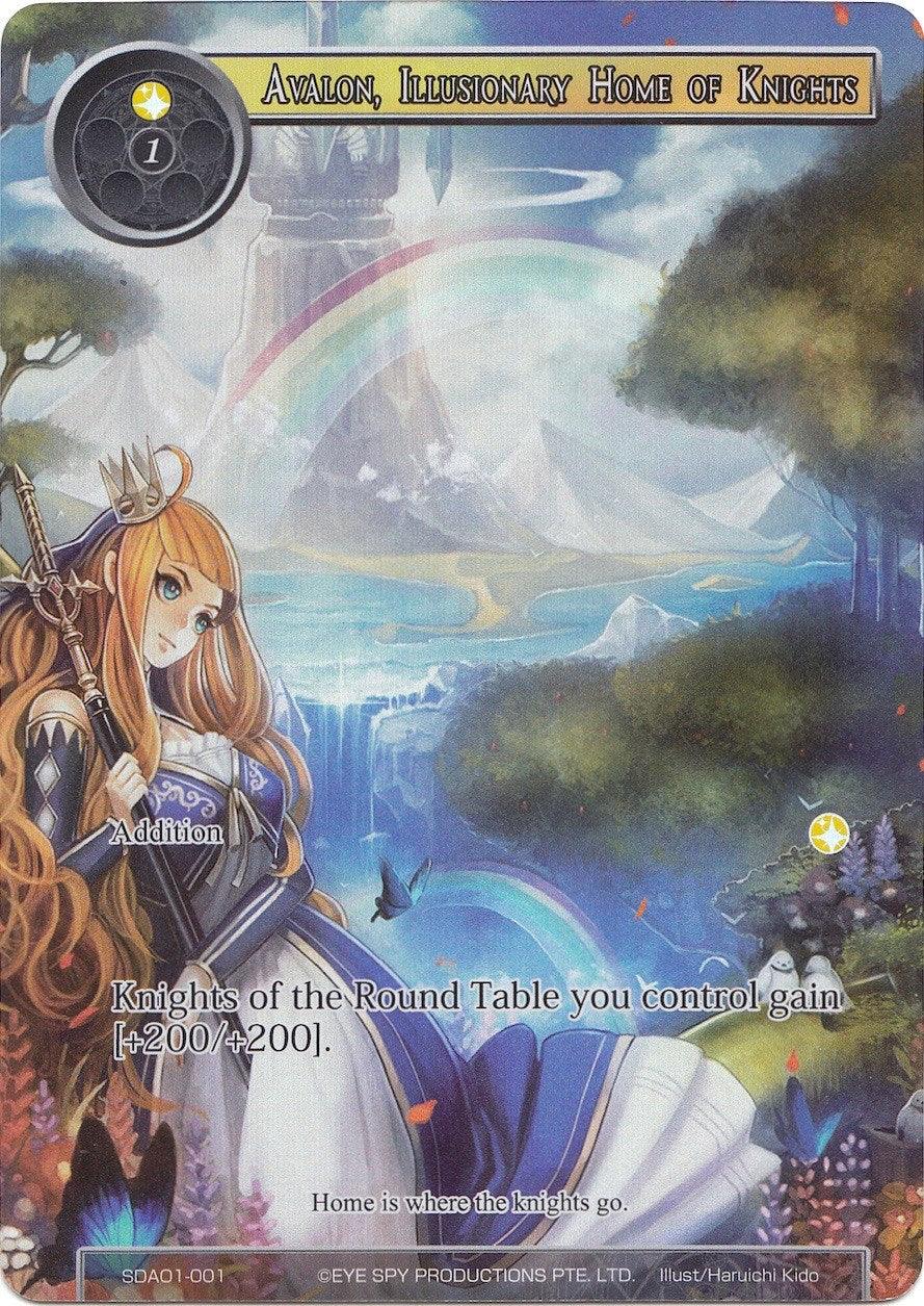 Avalon, Illusionary Home of Knights (Full Art) (SDAO1-001) [Alice Origin Starter Deck] - POKÉ JEUX