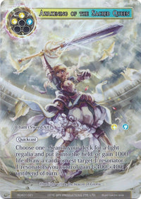 Awakening of the Sacred Queen (Full Art) (SDAO1-021) [Alice Origin Starter Deck] - POKÉ JEUX
