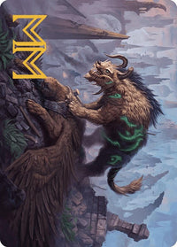 Axebane Ferox Art Card (Gold-Stamped Signature) [Murders at Karlov Manor Art Series] - POKÉ JEUX