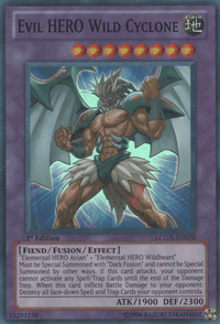 Evil HERO Wild Cyclone [LCGX-EN070] Super Rare - POKÉ JEUX