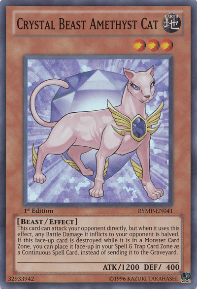 Crystal Beast Amethyst Cat [RYMP-EN041] Super Rare - POKÉ JEUX