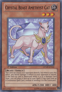 Crystal Beast Amethyst Cat [RYMP-EN041] Super Rare - POKÉ JEUX