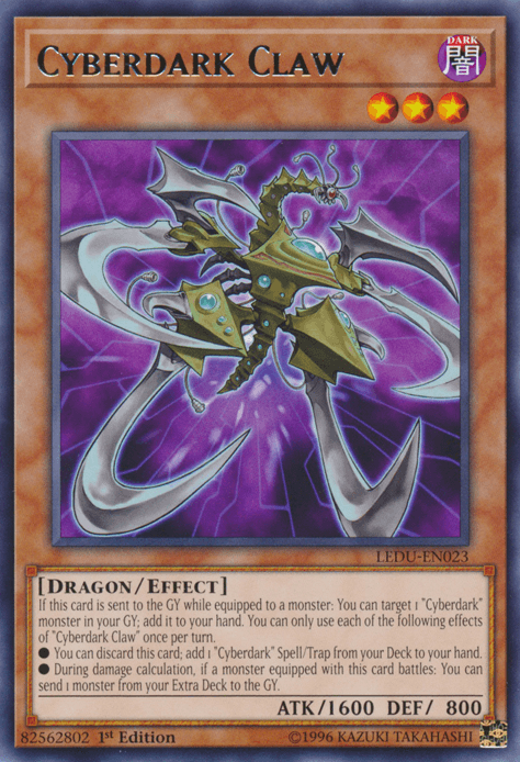 Cyberdark Claw [LEDU-EN023] Rare - POKÉ JEUX