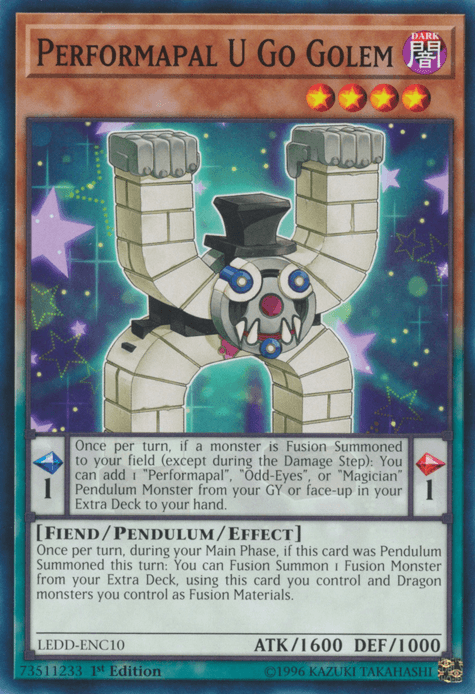 Performapal U Go Golem [LEDD-ENC10] Common - POKÉ JEUX