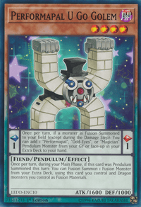 Performapal U Go Golem [LEDD-ENC10] Common - POKÉ JEUX