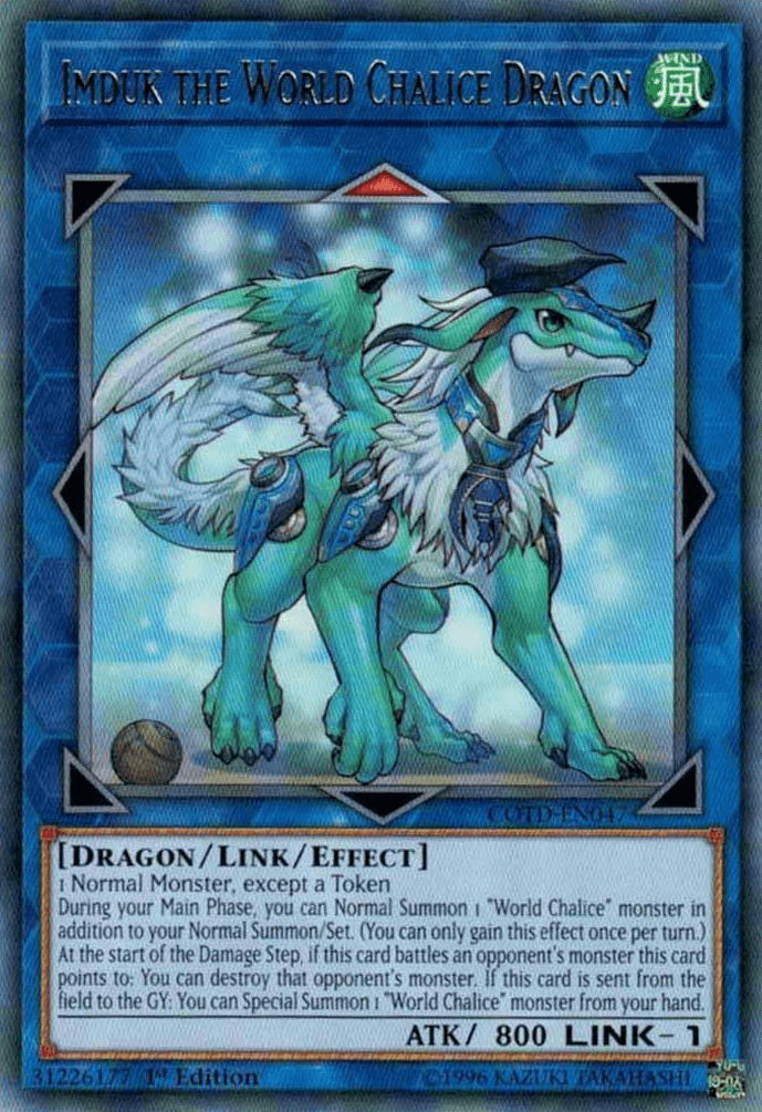 Imduk the World Chalice Dragon [COTD-EN047] Rare - POKÉ JEUX