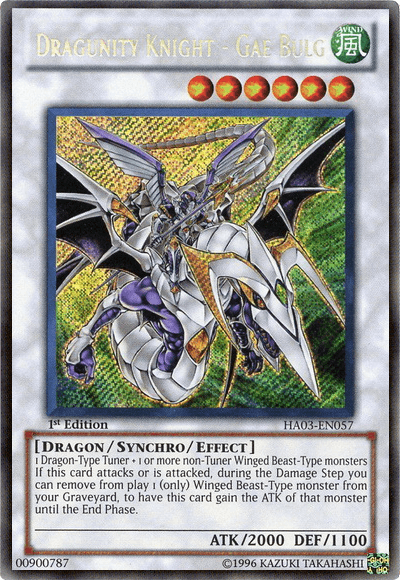 Dragunity Knight - Gae Bulg [HA03-EN057] Secret Rare - POKÉ JEUX