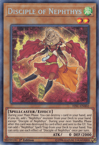 Disciple of Nephthys [HISU-EN002] Secret Rare - POKÉ JEUX