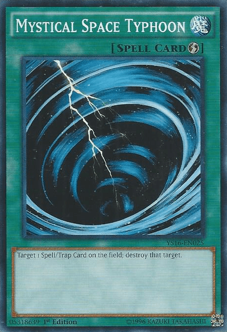 Mystical Space Typhoon [YS16-EN025] Common - POKÉ JEUX