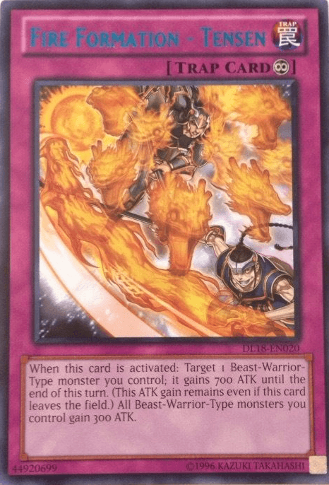 Fire Formation - Tensen (Blue) [DL18-EN020] Rare - POKÉ JEUX