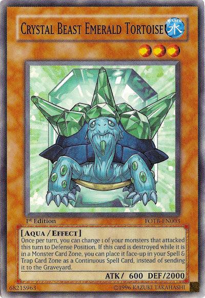 Crystal Beast Emerald Tortoise [FOTB-EN003] Common - POKÉ JEUX