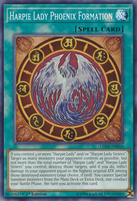 Harpie Lady Phoenix Formation [LED4-EN010] Common - POKÉ JEUX