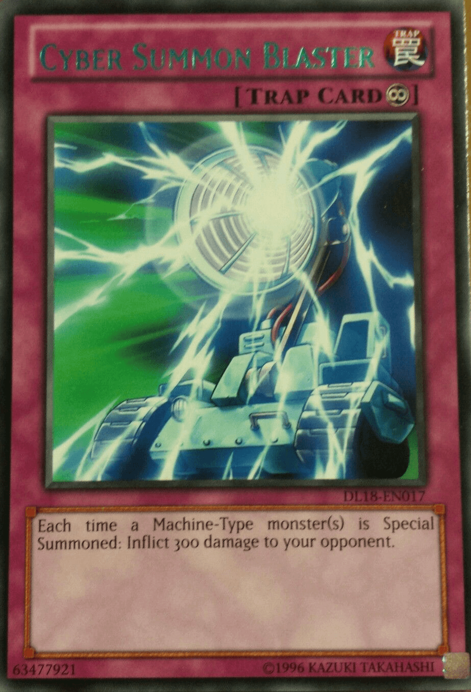 Cyber Summon Blaster (Green) [DL18-EN017] Rare - POKÉ JEUX