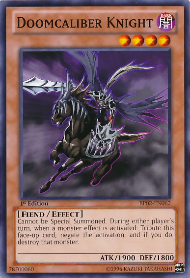 Doomcaliber Knight [BP02-EN062] Common - POKÉ JEUX