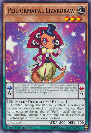 Performapal Lizardraw [CROS-EN004] Common - POKÉ JEUX