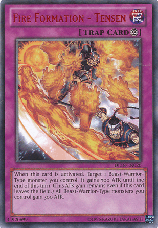 Fire Formation - Tensen (Red) [DL18-EN020] Rare - POKÉ JEUX
