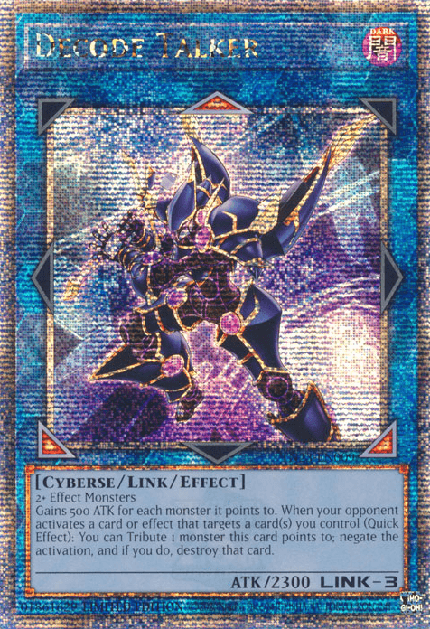 Decode Talker [TN23-EN009] Quarter Century Secret Rare - POKÉ JEUX