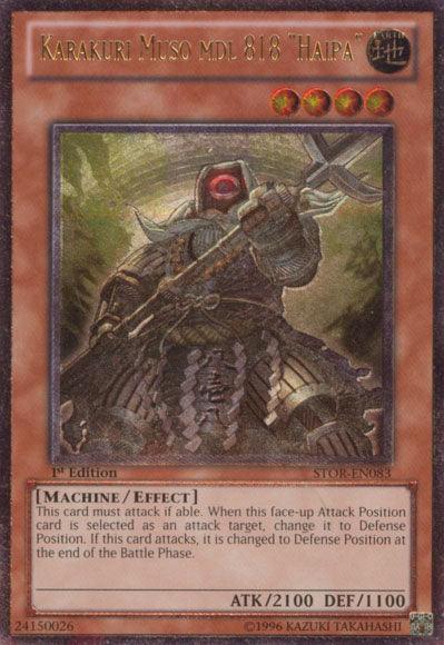 Karakuri Muso mdl 818 "Haipa" [STOR-EN083] Ultimate Rare - POKÉ JEUX