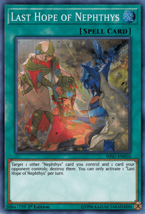 Last Hope of Nephthys [HISU-EN010] Super Rare - POKÉ JEUX