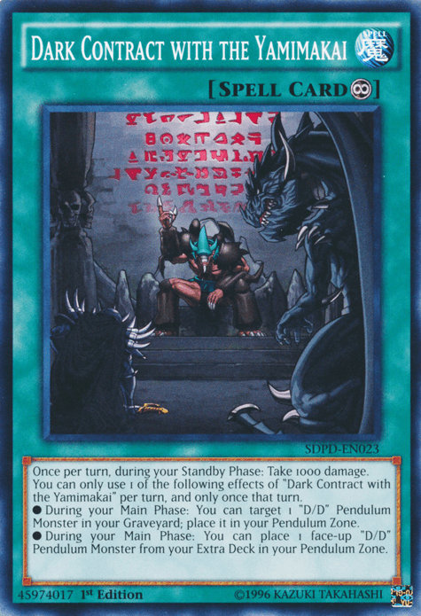 Dark Contract with the Yamimakai [SDPD-EN023] Common - POKÉ JEUX