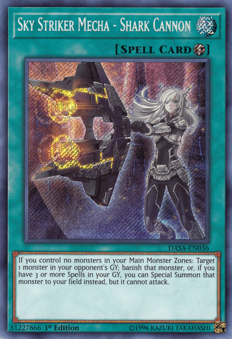 Sky Striker Mecha - Shark Cannon [DASA-EN036] Secret Rare - POKÉ JEUX
