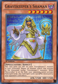 Gravekeeper's Shaman [LVAL-EN033] Super Rare - POKÉ JEUX