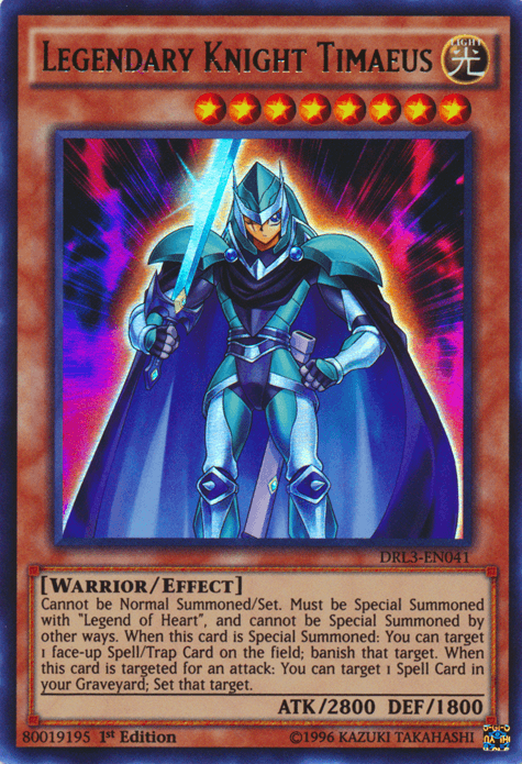 Legendary Knight Timaeus [DRL3-EN041] Ultra Rare - POKÉ JEUX