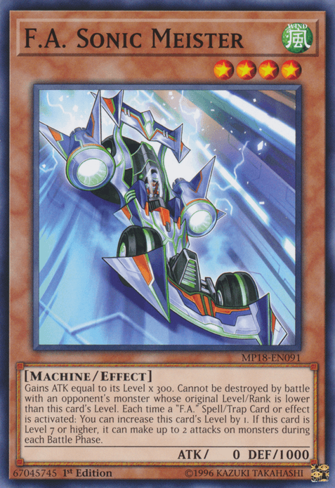 F.A. Sonic Meister [MP18-EN091] Common - POKÉ JEUX