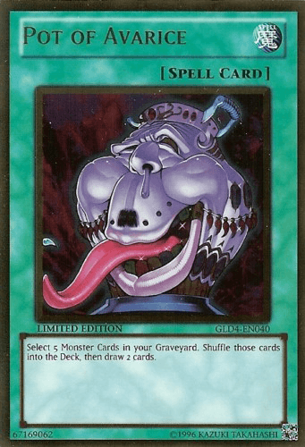 Pot of Avarice [GLD4-EN040] Gold Rare - POKÉ JEUX