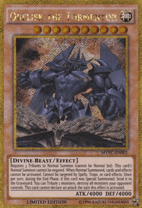 Obelisk the Tormentor [MVPC-EN001] Gold Secret Rare - POKÉ JEUX