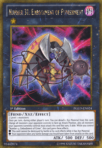 Number 31: Embodiment of Punishment [PGLD-EN024] Gold Secret Rare - POKÉ JEUX