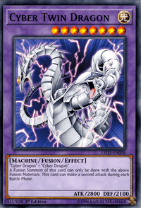 Cyber Twin Dragon [LED3-EN018] Common - POKÉ JEUX