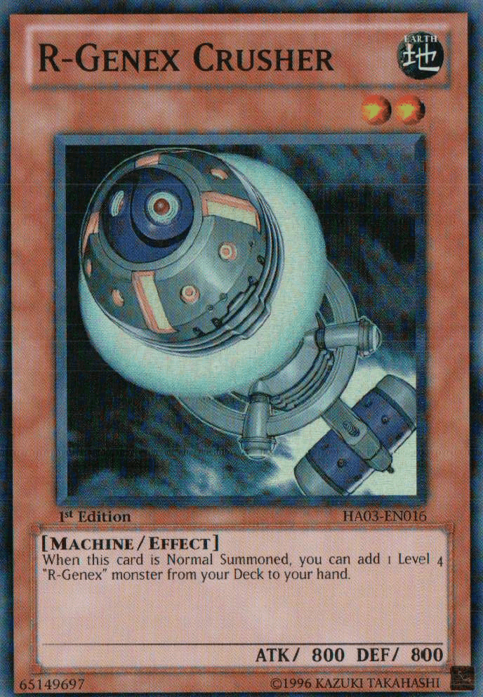 R-Genex Crusher [HA03-EN016] Super Rare - POKÉ JEUX