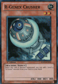 R-Genex Crusher [HA03-EN016] Super Rare - POKÉ JEUX