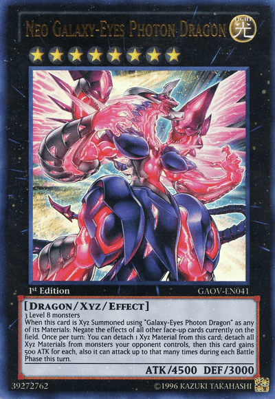 Neo Galaxy-Eyes Photon Dragon [GAOV-EN041] Ultra Rare - POKÉ JEUX