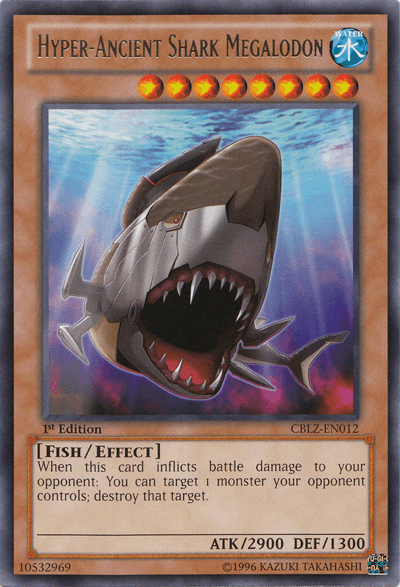 Hyper-Ancient Shark Megalodon [CBLZ-EN012] Rare - POKÉ JEUX