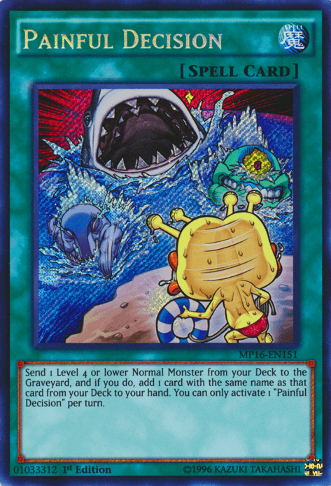 Painful Decision [MP16-EN151] Secret Rare - POKÉ JEUX