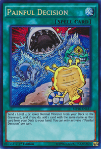 Painful Decision [MP16-EN151] Secret Rare - POKÉ JEUX