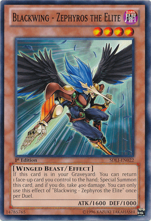 Blackwing - Zephyros the Elite [SDLI-EN022] Common - POKÉ JEUX