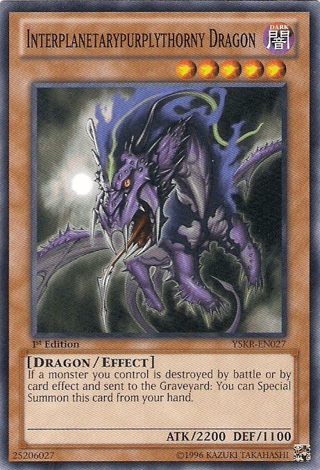 Interplanetarypurplythorny Dragon [YSKR-EN027] Common - POKÉ JEUX