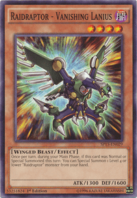 Raidraptor - Vanishing Lanius [SP15-EN029] Common - POKÉ JEUX