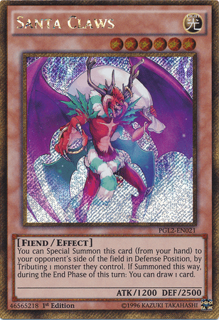 Santa Claws [PGL2-EN021] Gold Secret Rare - POKÉ JEUX